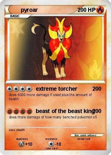 Pokémon pyroar 34 34 - extreme torcher - My Pokemon Card