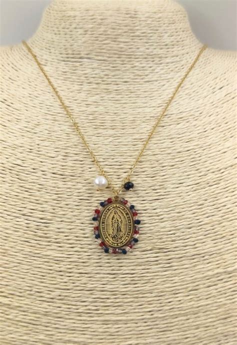 Collar Medalla Virgen De Guadalupe Yeam Joyas