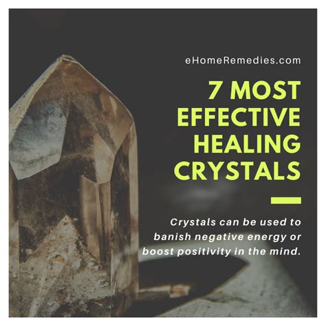 7 Most Effective Healing Crystals