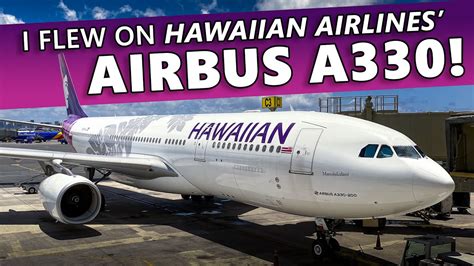 I Flew On Hawaiian Airlines Airbus A330 Youtube