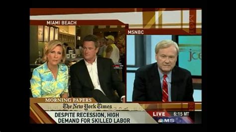 Morning Joe Chris Matthews Baits Mika Joe On Health Care Pt 01