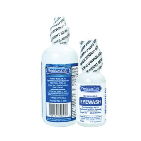 EYE WASH SOLUTION 4 OZ.- PHYSICIANS CARE