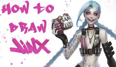 How To Draw Jinx From Lol Youtube