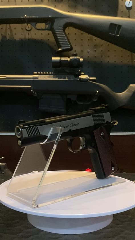 warfare armed officer aims pistol  tactical  stock video