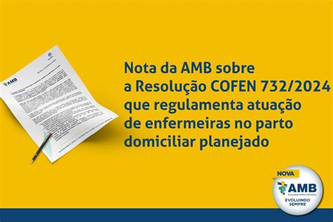 Nota Da Amb Sobre A Resolu O Cofen Que Regulamenta Atua O