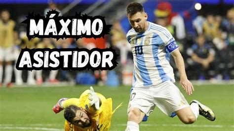 Lionel Messi Se Convierte En El M Ximo Asistidor En La Historia De La