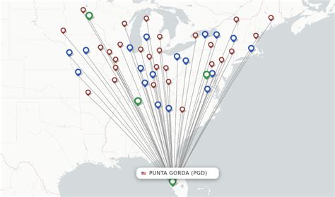 Direct Non Stop Flights From Charlotte County Punta Gorda Airport