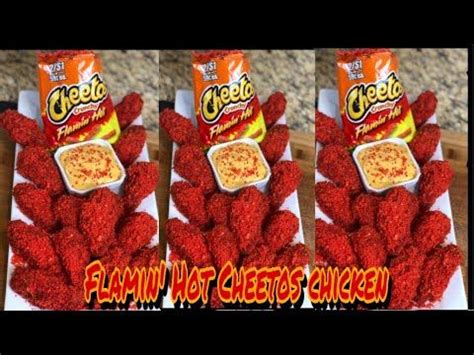 3 HOW TO MAKE FRIED FLAMIN HOT CHEETOS CHICKEN WINGS YouTube Flamin Hot Recipe Hot