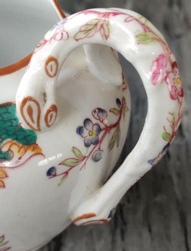 Ancien Pot Lait Petit Pichet Sarreguemines D Cor Minton Floral