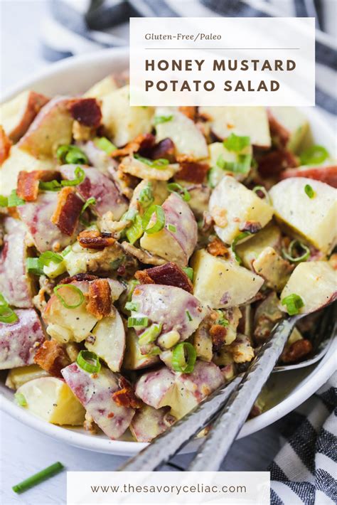 Honey Mustard Potato Salad Gluten Free Paleo Recipe Paleo Honey