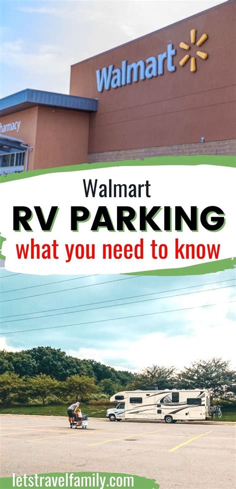 Free Overnight Rv Parking In A Walmart Parking Lot Artofit