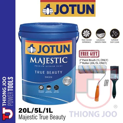 Jotun Majestic True Beauty Sheen L Shopee