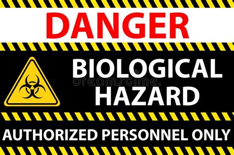 Biohazard Quarantine Symbol For Covid Stock Illustration