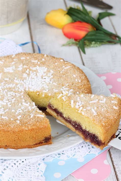 Ricetta Torta Cocco Marmellata Con Cottura Furba In Forno