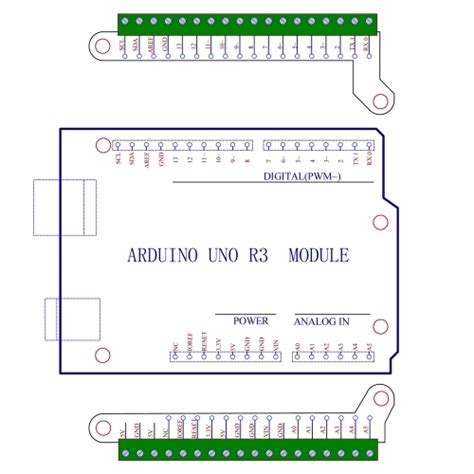 Arduino Uno R3 Pin Mapping