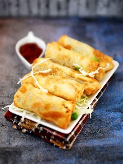 Chicken Spring Rolls Recipe Chicken Spring Rolls Spring Rolls