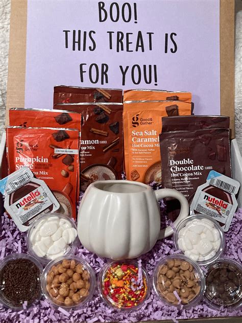 Hot Cocoa Care Package Hot Cocoa Set Thinking Of You Care Package Hot Cocoa Bar Pumpkin