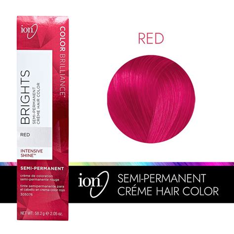 Ion Red Hair Color Chart / Ion Color Brilliance Semi Permanent Hair ...