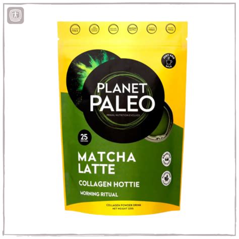 Planet Paleo Matcha Latte Collagen Hottie 225g Inside Out Health