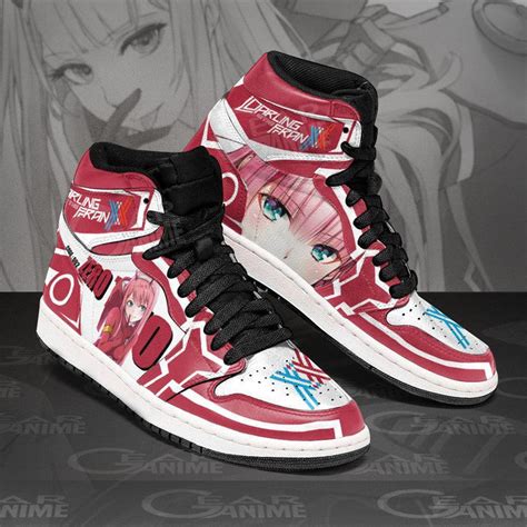 Zero Two Jd Sneakers Anime Custom Darling In The Franxx Gear Anime