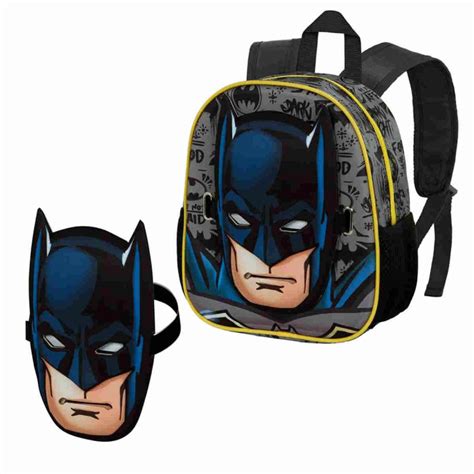 Mochila Escolar Batman Con Relieve En D Lleva A Gotham City A La