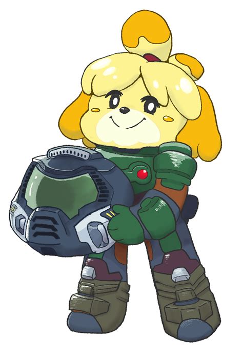 Isabelle IS Doomguy By Nyanpizza Doomguy And Isabelle Know Your Meme