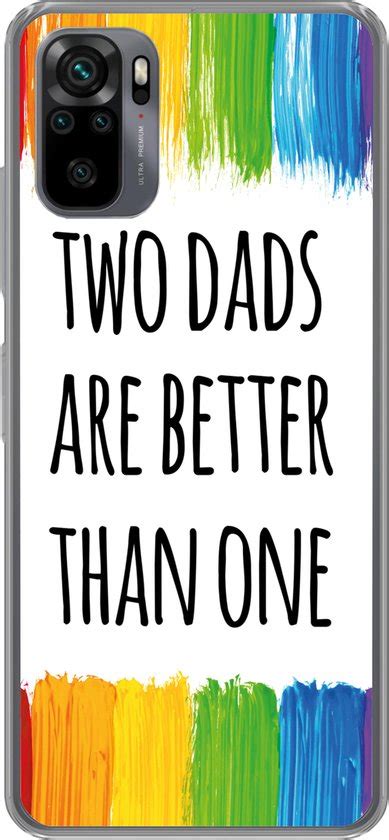 Xiaomi Redmi Note Pro Hoesje Quotes Two Dads Are Better Than One