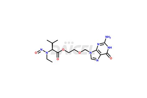 N Nitroso N éthyl valacyclovir Mélange d isomères Normes Daicel Pharma