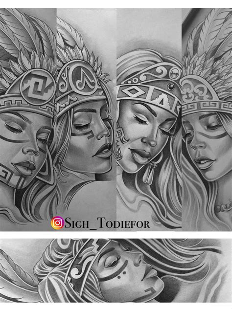 Sigh Todiefor Aztec Drawing Aztec Art Aztec Artwork