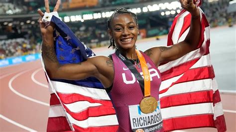 World Athletics Championships Day 3 Highlights Richardson Claims World