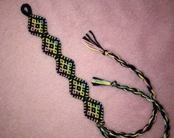 Zig Zag Friendship Bracelet Pattern Etsy