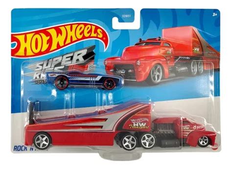 Miniatura Caminhões Transporte Super Rigs Hot Wheels Frete grátis