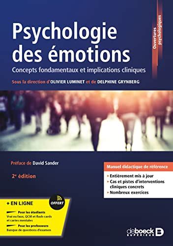 Psychologie Des émotions Concepts Fondamentaux Et Implications