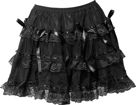Infinitus Short Black Gothic Skirt By Sinister Gothic Skirts