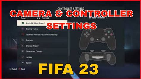 BEST CAMERA CONTROLLER SETTINGS FIFA 23 YouTube