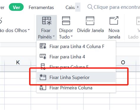 Como Fixar Linha No Excel Passo A Passo Wps Office Blog