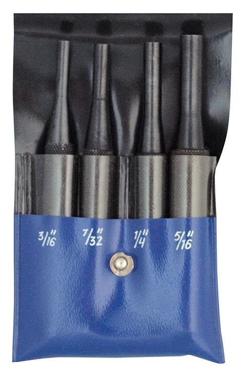 Fowler 4 Drive Pin Punch Set 52 500 200 0