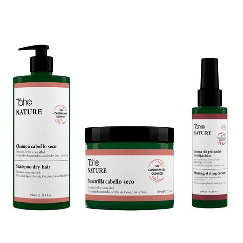 Pack Completo Cabello Seco Nature Tahe Cosmética Líder