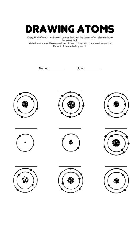 12 Label An Atom Worksheet Chemistry Worksheets Teaching Chemistry Chemistry Class