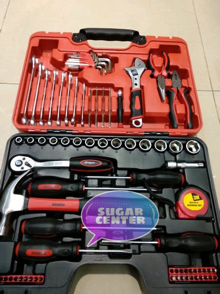 Jual Krisbow Set Peralatan Mekanik 78 Buah Mechanic Tool Kit 78 Pcs