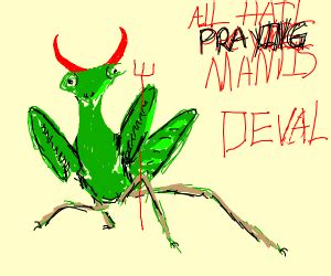 Praying Mantis Devil - Drawception