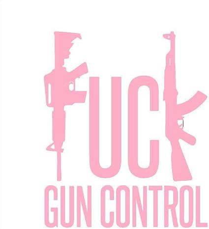 Amazon Cartat S Fuck Gun Control Vinyl Decal In X In Gun