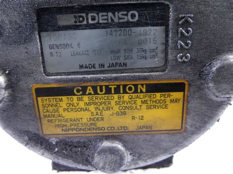 Denso Ac Compressor Oem Ebay