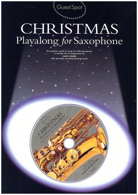 Guest Spot Christmas Playalong For Alto Saxophone With CD Amazon