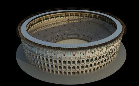 The digital reconstruction of the Colosseum. | Download Scientific Diagram