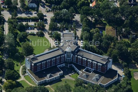 Ostseebad Boltenhagen von oben Klinikgelände des Krankenhauses