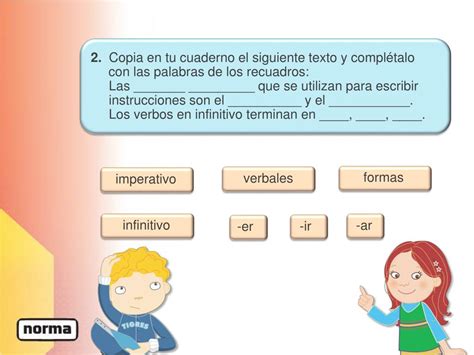 Ppt Verbos En Infinitivo E Imperativo Para Dar Instrucciones