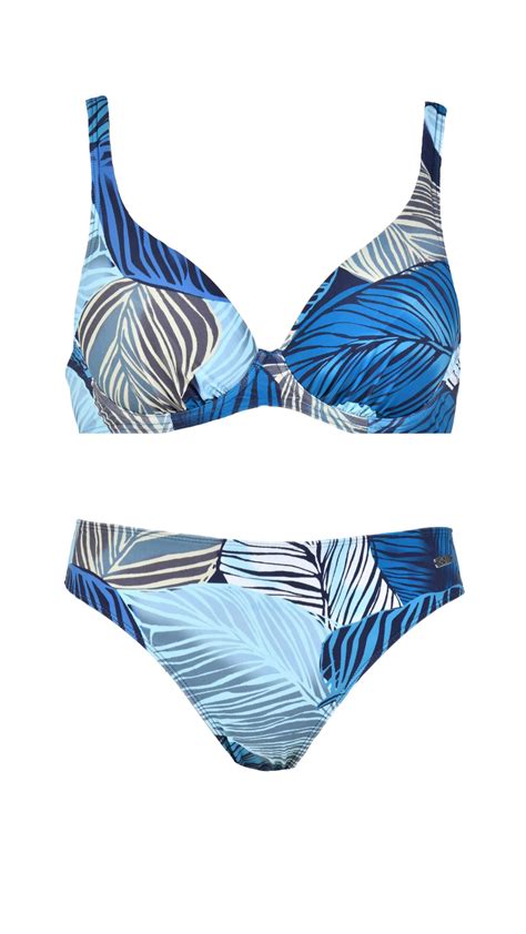 Γυναικείο μαγιό τοπ Naturana Μπικίνι Plus size Εμπριμέ Cup D E lingerie shop gr