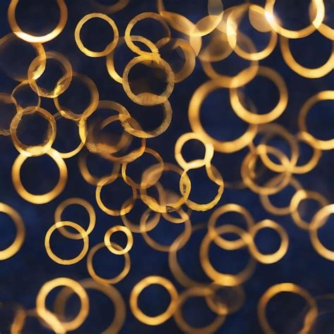 Premium Photo Abstract Bokeh Background Golden Bokeh Circles On A