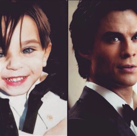 Tvd The Vampire Diaries Ian Somerhalderdamon As A Child Ian